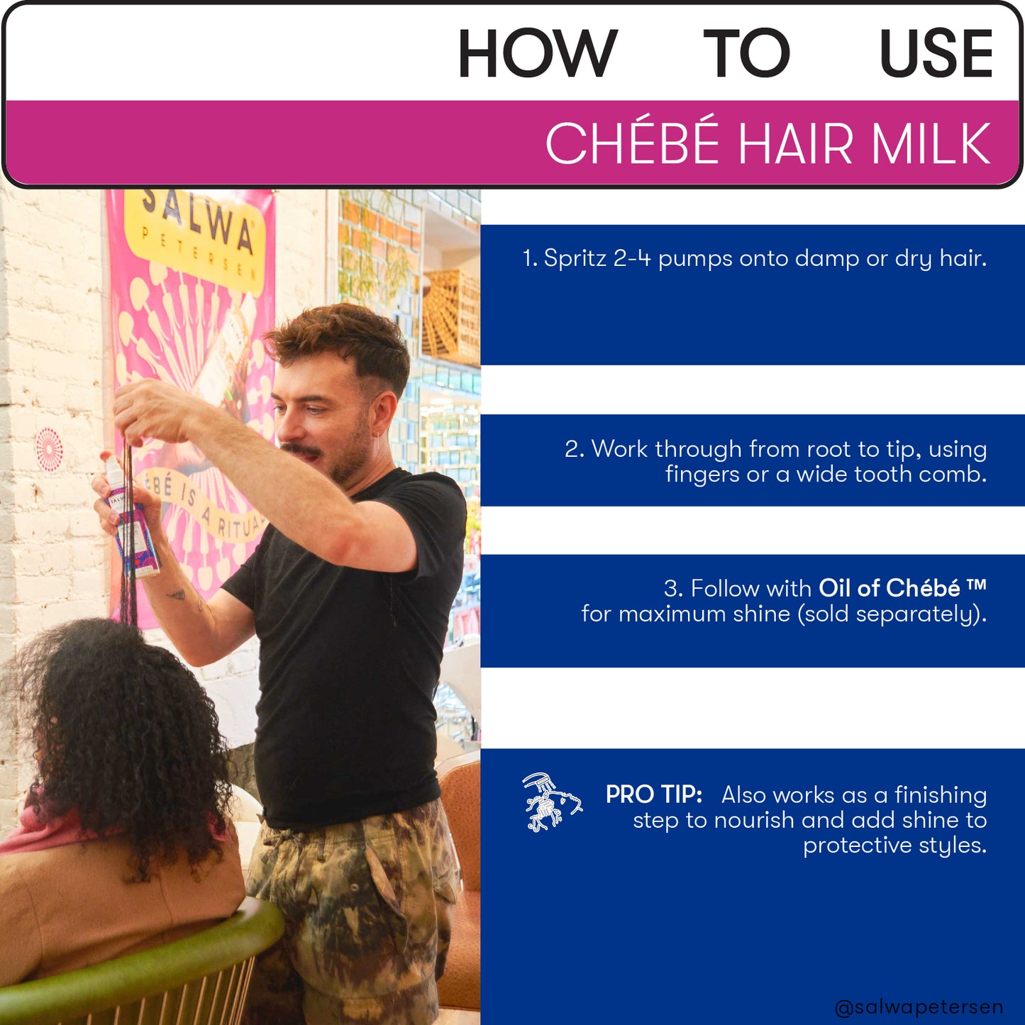 Chébé Hair Milk, One-Step Detangler